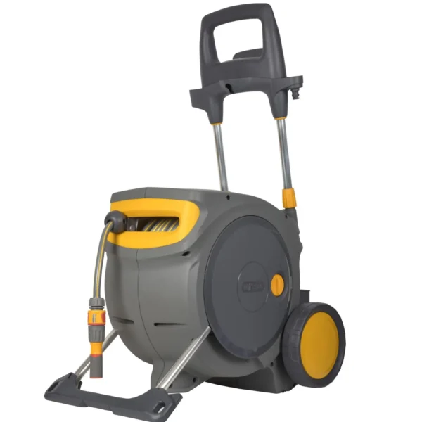 Hozelock 100488H Tekerlekli 35 M Hortumlu Otomatik Geri Sarmalı Hortum Toplama Makara Seti