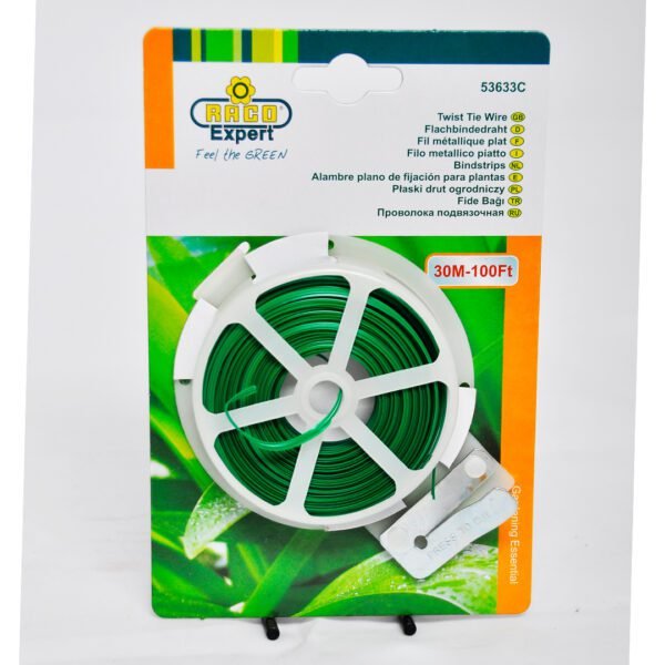 Raco 53633 Çok Amaçlı Kendinden Makaslı Fide ve Bitki Bağlama Teli – 30 m