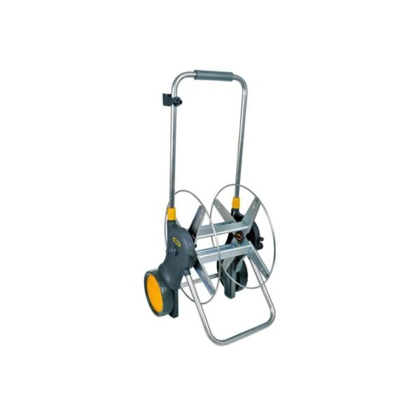 Hozelock 2460H 90 m Kapasiteli Tekerlekli Metal Hortum Toplama Sarma Arabası